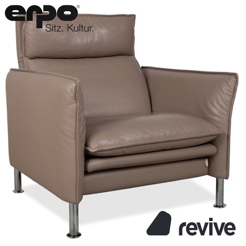 Erpo porto leder - sessel, braun