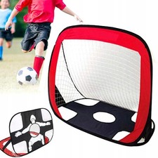 2 in 1 Pop-Up Fußball Tor mit Torwand Automatik Fussballtor für Kinder Freizeit