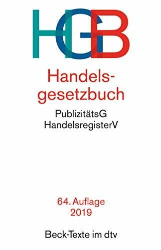 Handelsgesetzbuch hgb mit - hgb:,