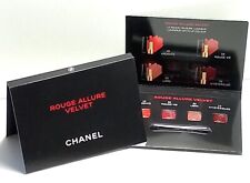 2 Packung Chanel Rouge Allure Velvet Lip Stick /Lippenstifte 4 Farben 8x 0,25g 