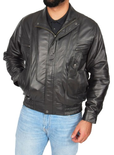 Herren bomber weiche schwarze - herren,
