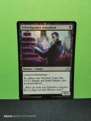 Foil schwelgender aristokrat - schwelgender,