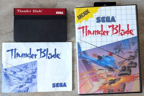 Thunder blade sega master - sega,