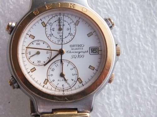 Armbanduhr seiko sq 100 - armbanduhr,