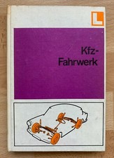 Kfz Fahrwerk "DDR Fachbuch, Lehrbuch, DDR, 1977-Trabant-KFZ Schlosser