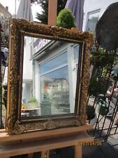 Bezaubernder Spiegel im Barock Stil um 1970 in schwarz Gold