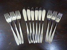 WMF Modell HAMBURG Cromargan Fischbesteck für 6 Personen 12 Teile TOP