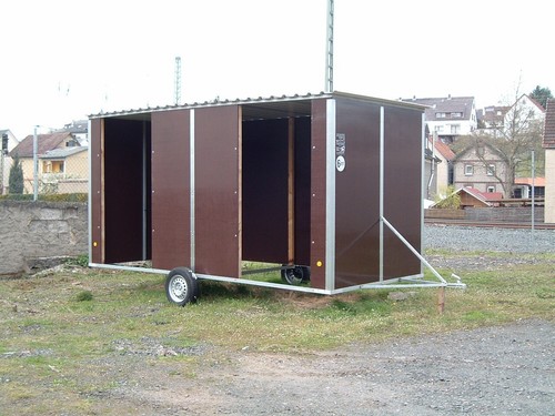 Fahrbare weidehütte 5ml - weidehütte,