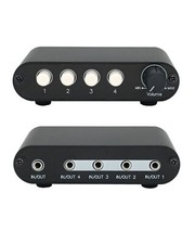 4 Way 3.5mm Stereo Audio