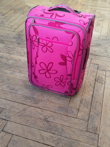 Pinker koffer - pinker,
