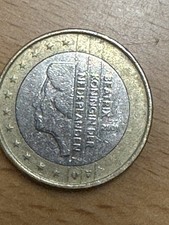 2 Euro Münze 2001 Niederlande, Königin Beatrix 