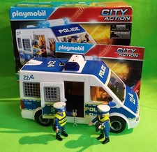 Playmobil 70899 City Action Polizei-Mannschaftswagen mit Licht und Sound