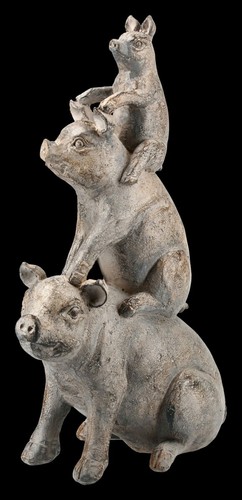 Schweine pyramide figur - pyramide,