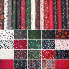 Weihnachtsstoffe Baumwolle Deko Weihnachten Stoffe mit Gold Glitzer