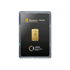 Goldbarren 5 Gramm HEIMERLE +