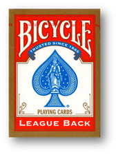 League back bicycle playing - back,