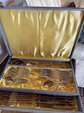 Besteckkoffer antiko - 3x,