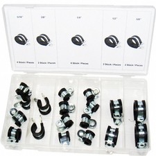 Schlauchschellen Rohrschellen Sortiment für Rohr Schlauch Kabel 5/16 5/8 18-tlg.