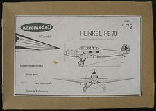 aeromodell  WK 01 HEINKEL HE 70 - 1:72 Resin Flugzeug Modellbausatz Model Kit