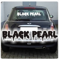 Auto Aufkleber Black Pearl Autoaufkleber Heckscheibe A4092