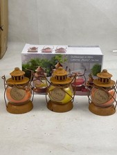 Duftkerze in Mini Laterne "Rusty", 3er-Set