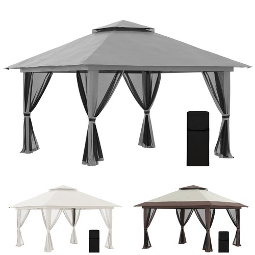Outsunny faltpavillon 4 m - faltpavillon,