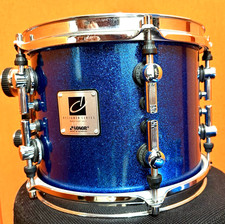 Rare BLUE SPARKLE Tom Sonor Designer Modell 10x8 Maple Light