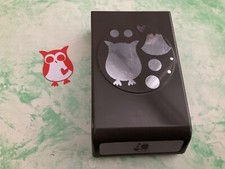 Seltene Stampin up Baumeister EULE Vogel Karte Basteln abschließbar Stanze großer Ausstecher