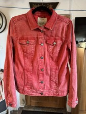 Cecil Jeansjacke Gr. M, rot - washed - out, neu