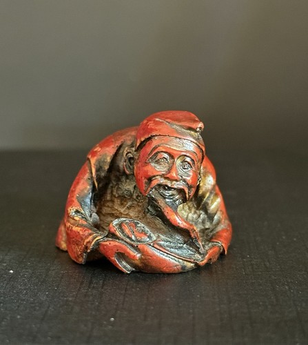 Japanisch netsuke aus holz - aus,