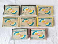 8 Stk DDR MC Magnetbandkassette Kassette ORWO K60 low noise bespielt benutzt (8)