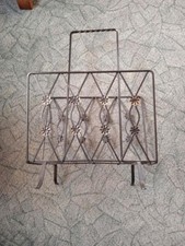 Gusseiserner Zeitschriftenständer / Zeitungsständer 50er Jahre