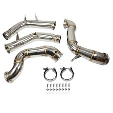 Edelstahl Downpipe 3" 76mm für Mercedes-Benz E-Klasse W213 AMG E63 M178 Motor