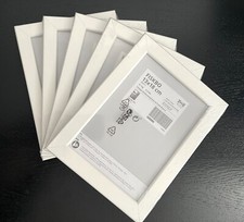 ✅ 5 Stück Set IKEA FISKBO 13x18cm Weiß Fotorahmen Bilderrahmen Neu Aufsteller ✅