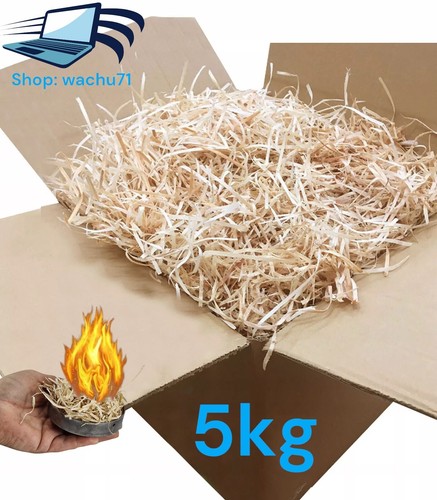 5kg anzündwolle mit wachs - 5kg,