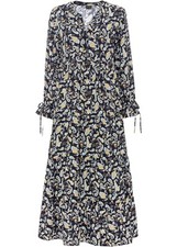 Maxikleid aus V-Ausschnitt Gr