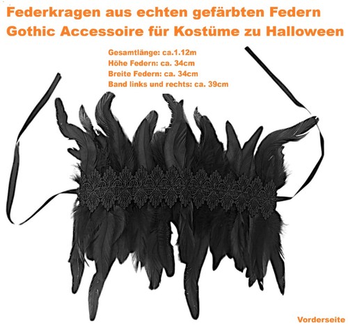Federkragen aus echten