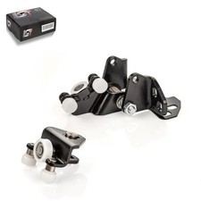 2x Schiebetür Rollenführung