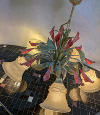 Mächtiger Kronleuchter im floralen Design florentiner 5 flammig