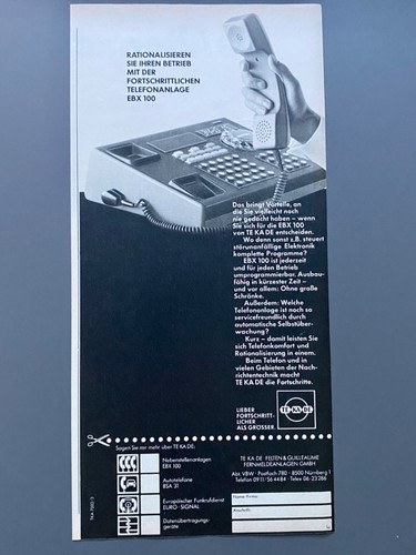 Telefonanlage ebx 100 - ka,
