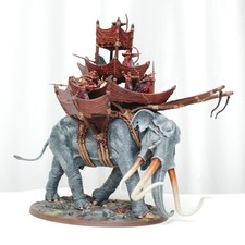 Herr der Ringe, Mumakil, Olifant + 12 Besatzung Tabletop, GW, gut bemalt