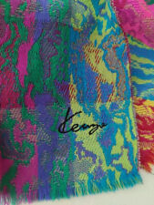LUXUS KENZO Schal Stola scarf Tuch foulard Wolle Seide