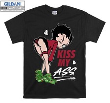 Kiss My Ass Betty Boop Cartoon T-Shirt Geschenk Hoodie Tshirt Herren Damen Unisex E609