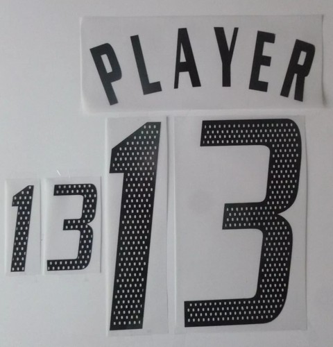 Set flock nummer number - nummer, trikot