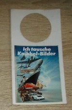 Alter Aufkleber | Sticker Ich tausche Knibbel-Bilder Queen Mary Zeppelin