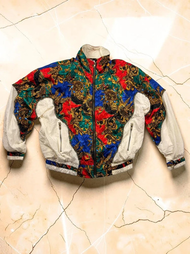 Vintage barock windbreaker - windbreaker, m
