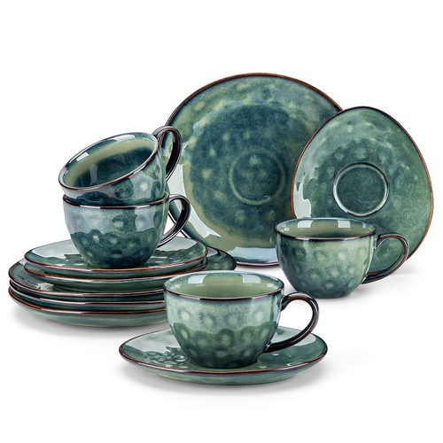 Kaffeeservice steingut vintage - kaffeeservice,