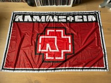 Auffällige Rammstein Flagge in Rot Größe: 150x100 cm