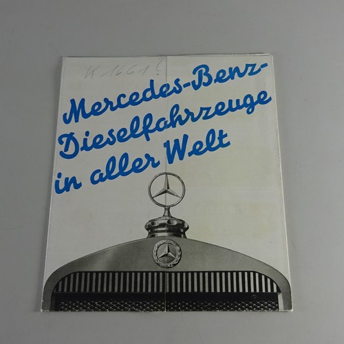 Faltprospekt mercedes benz - faltprospekt, mercedes-benz