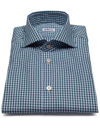 Kiton hemd grün - hemd, und